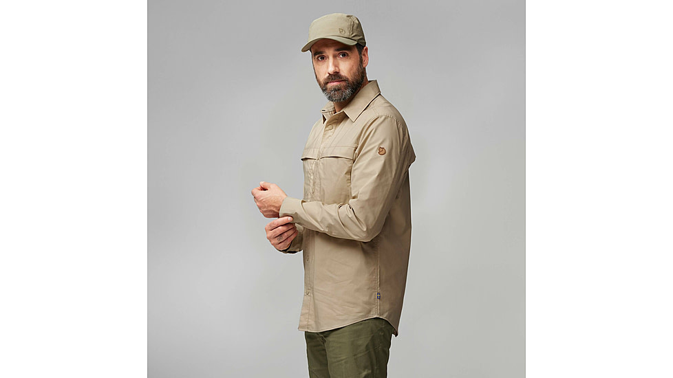 Fjallraven Abisko Trail Shirt Long Sleeve - Mens, Fossil, 2XL, F12600194-118-XXL