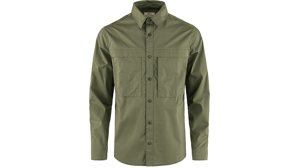 Fjallraven Abisko Trail Shirt Long Sleeve - Mens, Green, Small, F12600194-620-S