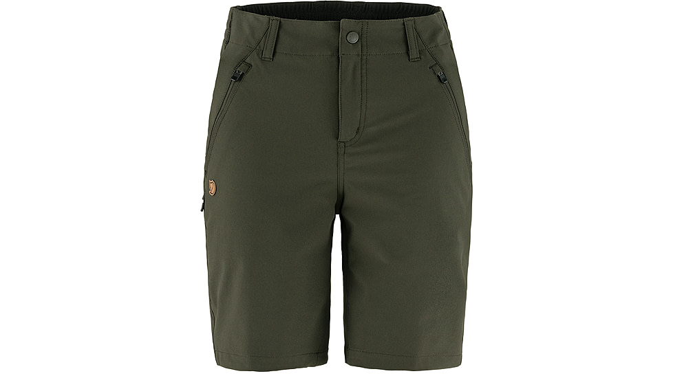 Fjallraven Abisko Trail Stretch Shorts - Womens, Deep Forest, 44, F14200143-662-44