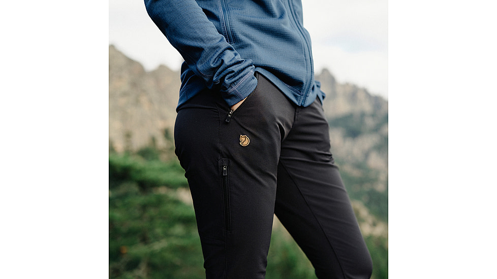 Fjallraven Abisko Trail Stretch Trousers - Womens, Black, 38/Small, F87101-550-38/S