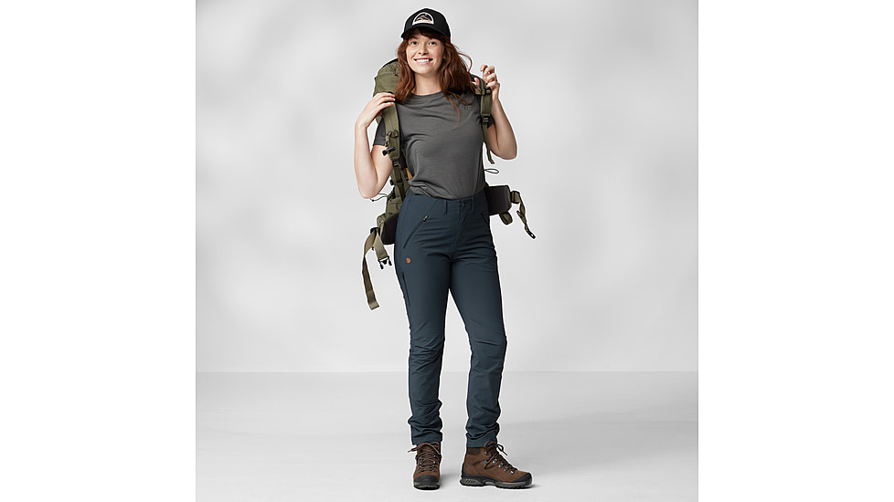 Fjallraven Abisko Trail Stretch Trousers - Womens, Dark Navy, 38/Small, F87101-555-38/S