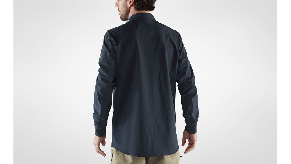 Fjallraven Abisko Trekking Shirt - Mens, Dark Navy, Large, F87935-555-L