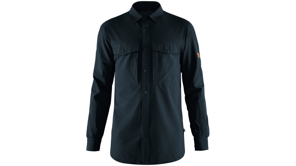 Fjallraven Abisko Trekking Shirt - Mens, Dark Navy, Large, F87935-555-L