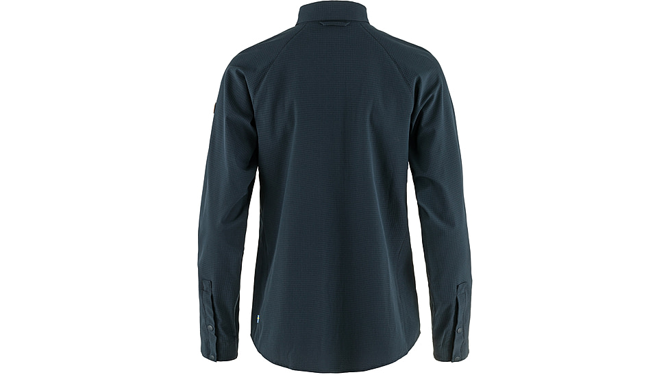 Fjallraven Abisko Trekking Shirt - Womens, Dark Navy, Medium, F14600151-555-M