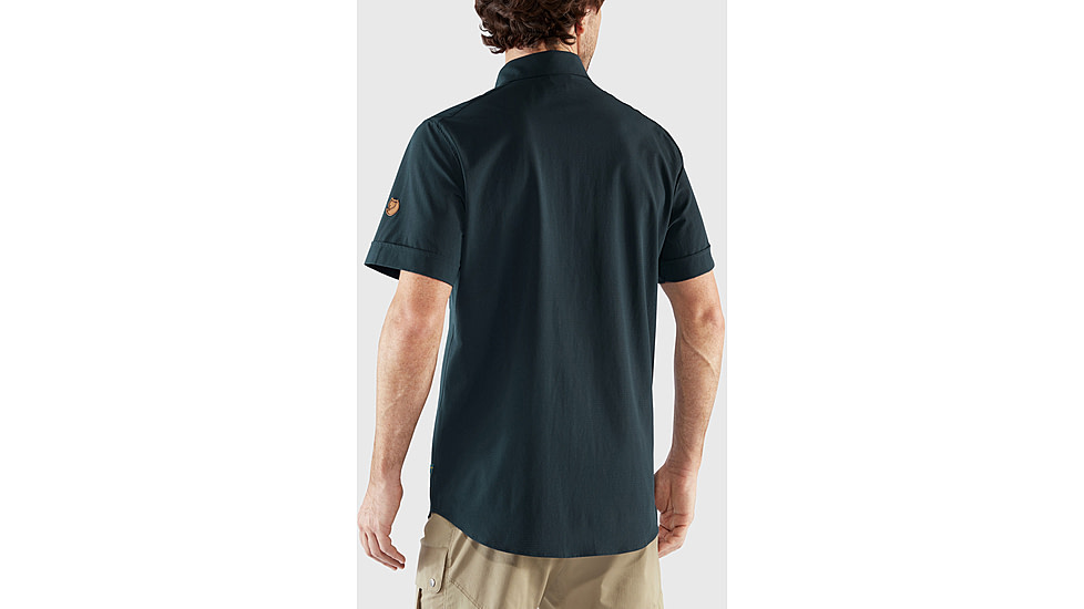 Fjallraven Abisko Trekking Short Sleeve Shirt - Mens, Dark Navy, Small, F87939-555-S