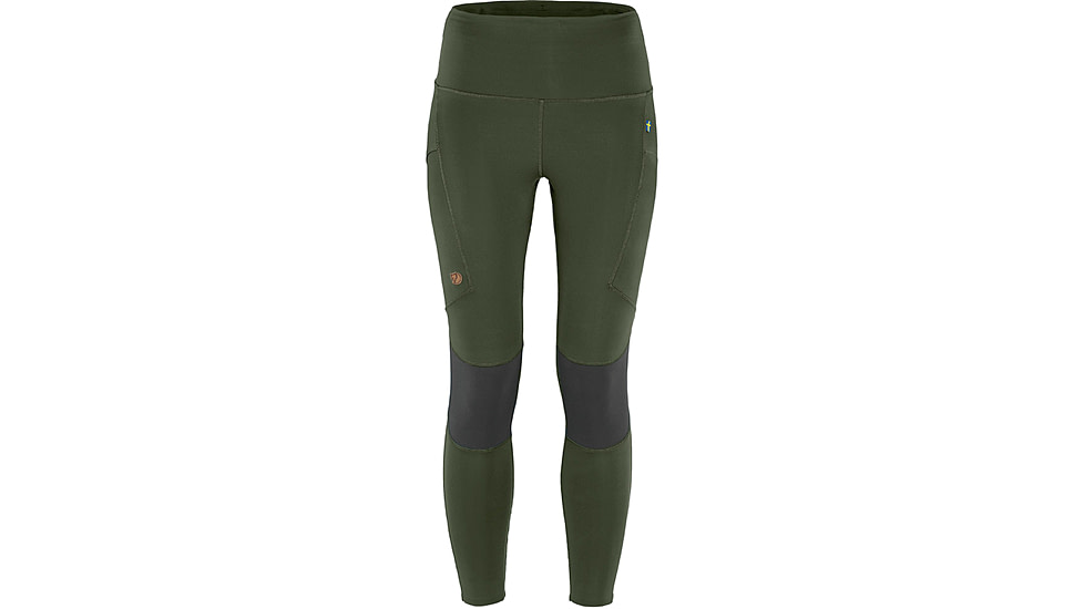 Fjallraven Abisko Trekking Tights Pro - Womens, Deep Forest/Iron Grey, 2XL, F84771-662-048-XXL