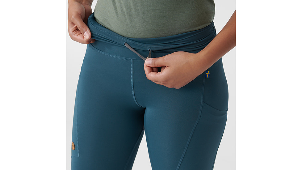 Fjallraven Abisko Trekking Tights Pro - Womens, Indigo Blue-Iron Grey, 2XL, F84771-534-048-XXL