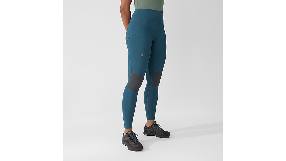 Fjallraven Abisko Trekking Tights Pro - Womens, Indigo Blue-Iron Grey, 2XL, F84771-534-048-XXL