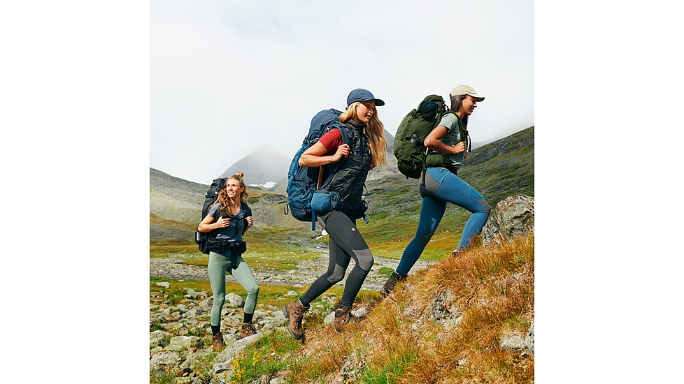 Fjallraven Abisko Tights - Womens, Patina Green, 2XL, F84773-614-XXL