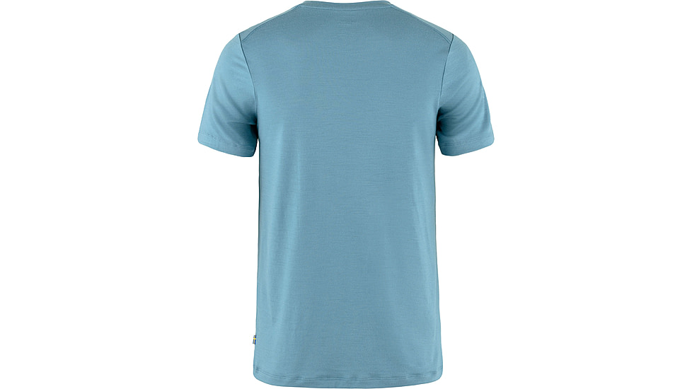 Fjallraven Abisko Wool Short Sleeve - Mens, Dawn Blue, Medium, F87193-543-M