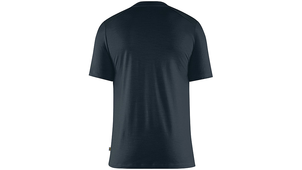 Fjallraven Abisko Wool Short Sleeve T-Shirt - Mens, Dark Navy, Small, F87193-555-S