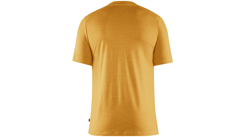 Fjallraven Abisko Wool Short Sleeve T-Shirt - Mens, Ochre, Large, F87193-160-L