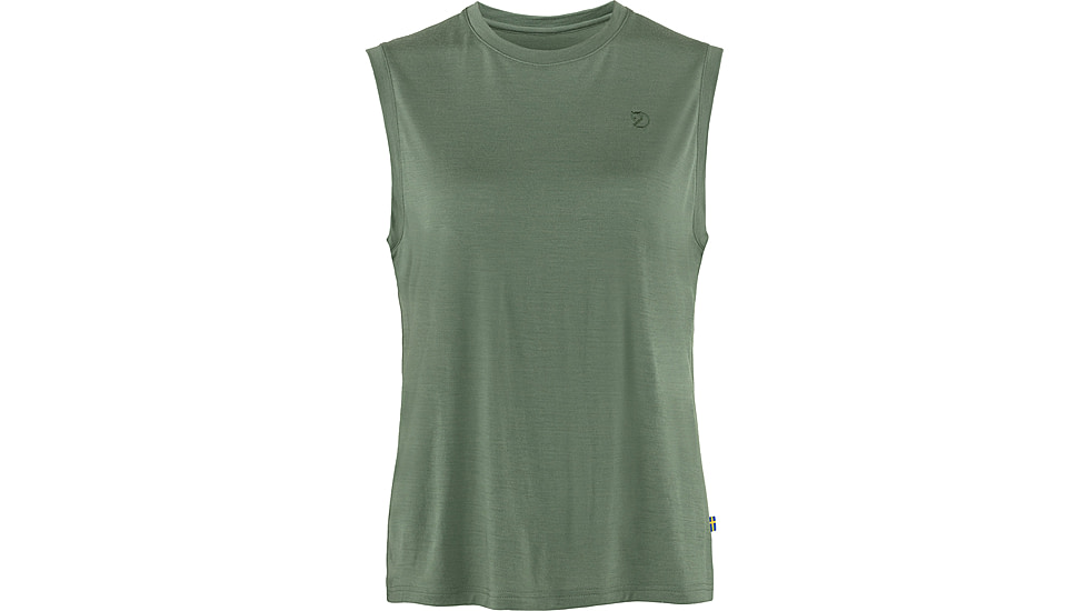 Fjallraven Abiskoool Tank Top - Womens, Patina Green, Small, F84781-614-S