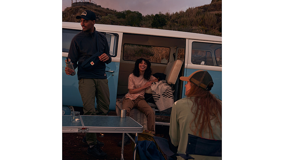 Fjallraven Badge Langtradarkeps, Black, Small/Medium, F78152-550-S/M