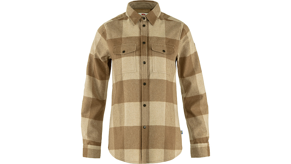 Fjallraven Canada Shirt - Womens, Buckwheat Brown-Light Beige, Medium, F90835-232-191-M