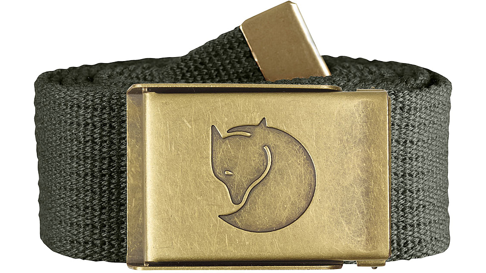 Fjallraven Canvas Brass Belt 4 cm, Mountain Grey, One Size, F77297-032-1 Size