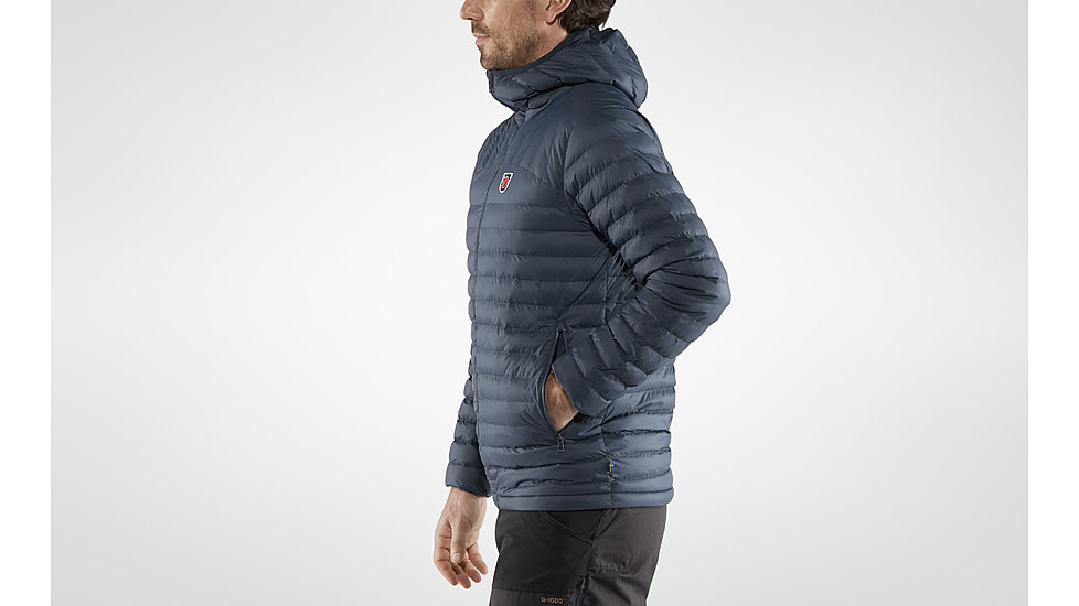 Fjallraven Expedition Latt Hoodie - Mens, Navy, Extra Large, F86119-560-XL