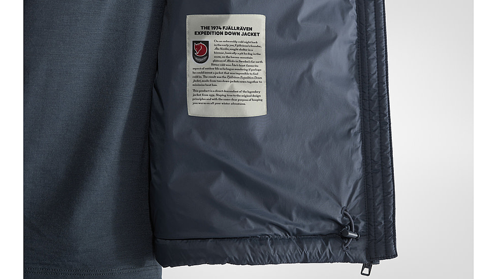 Fjallraven Expedition Latt Hoodie - Mens, Navy, Extra Large, F86119-560-XL