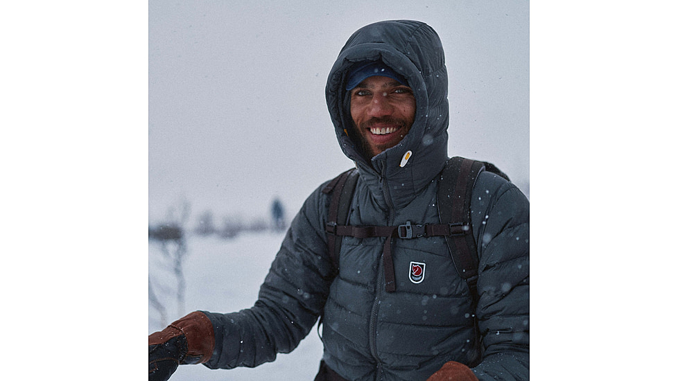 Fjallraven Expedition Pack Down Hoodie - Mens, Basalt, Extra Large, F86121-050-XL