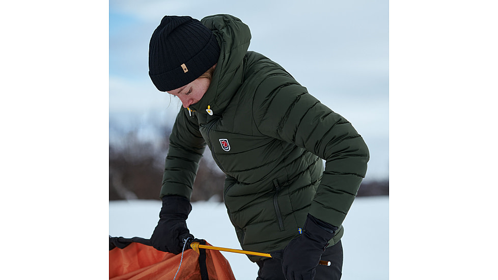 Fjallraven Expedition Pack Down Hoodie - Womens, Deep Forest, Extra Small, F86122-662-XS