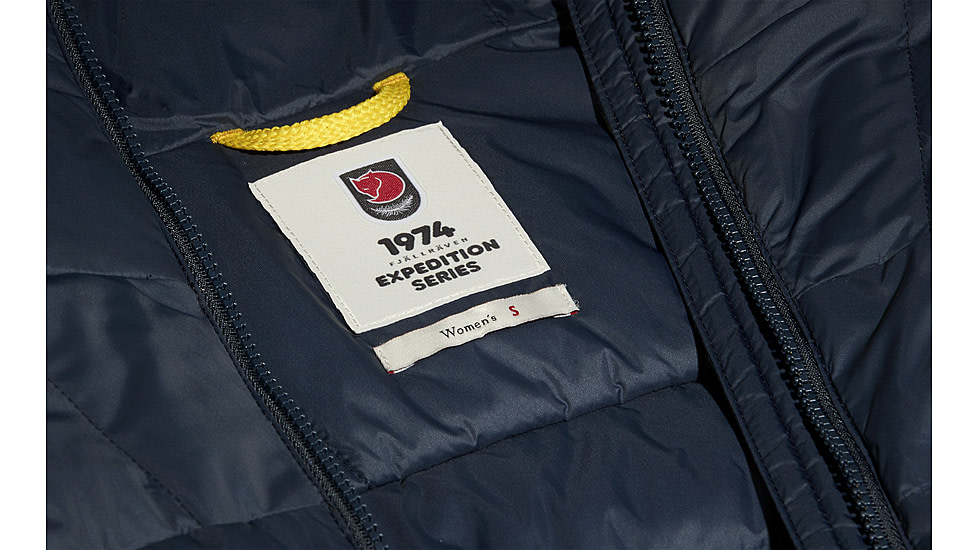 Fjallraven Expedition Pack Down Hoodie - Women's, Large, Navy, F86122-560-L