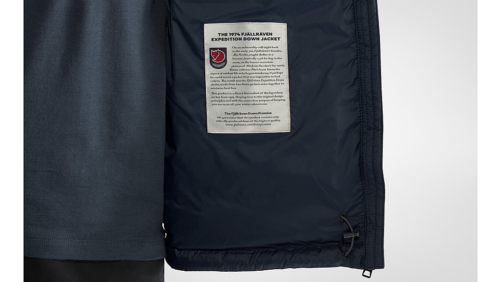Fjallraven Expedition Pack Down Hoodie - Women's, Large, Navy, F86122-560-L