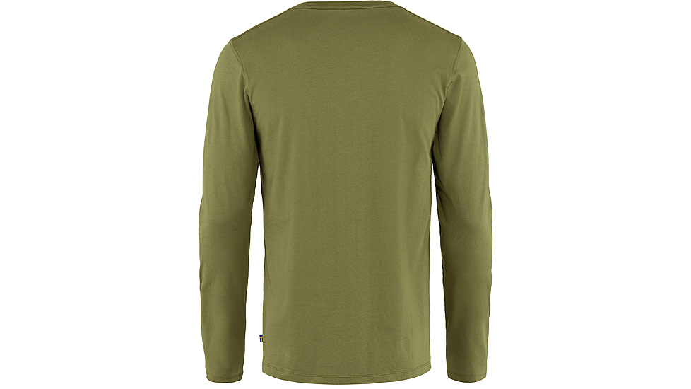 Fjallraven Forever Nature Badge Long Sleeve - Mens, Caper Green, 2XL, F87303-677-XXL