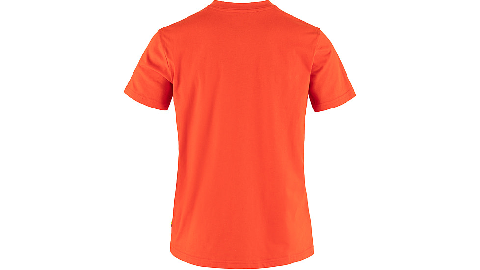 Fjallraven Fox Boxy Logo Tee - Womens, Flame Orange, Small, F87153-214-S