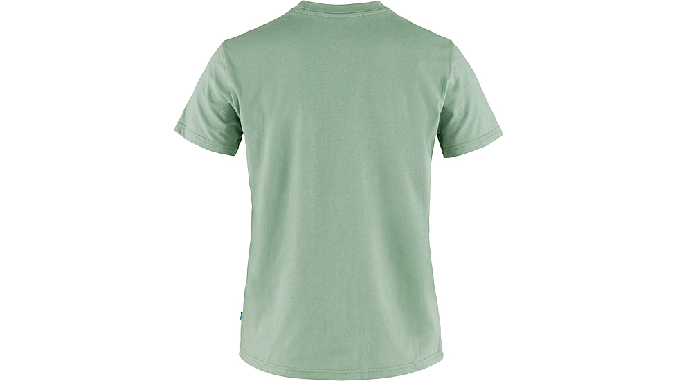 Fjallraven Fox Boxy Logo Tee - Womens, Misty Green, Extra Small, F87153-674-XS