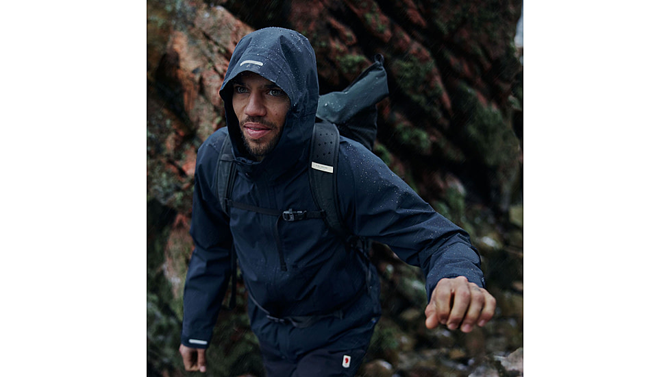 Fjallraven HC Hydratic Trail Jacket - Mens, Dark Navy, Small, F86984-555-S