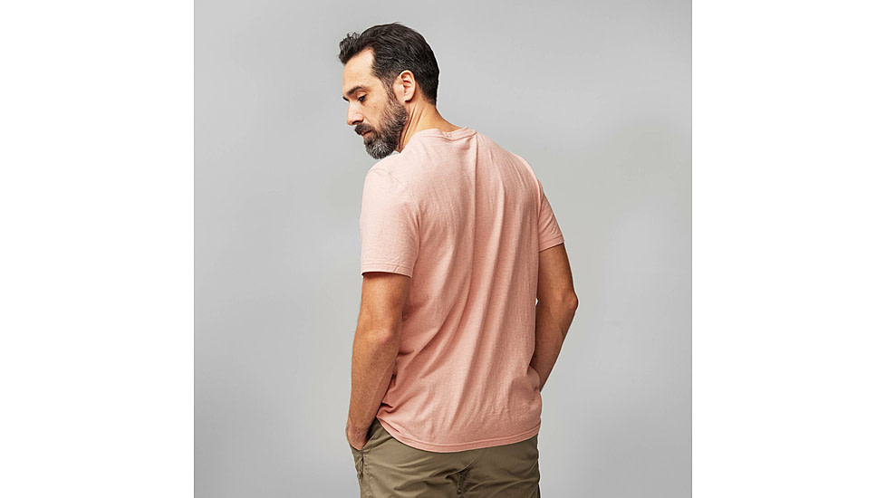 Fjallraven Hemp Blend T-Shirt - Mens, Chalk Rose, Medium, F12600215-302-M