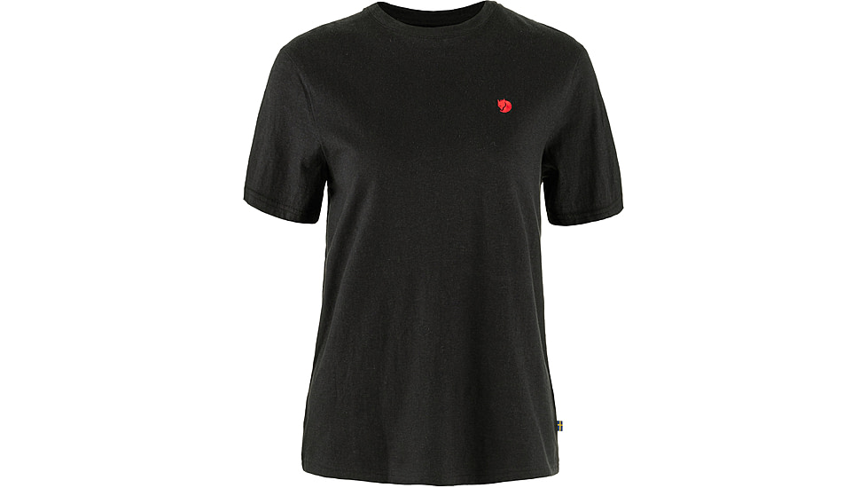 Fjallraven Hemp Blend T-Shirt - Womens, Black, Small, F14600163-550-S