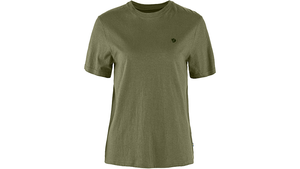 Fjallraven Hemp Blend T-Shirt - Womens, Green, Medium, F14600163-620-M