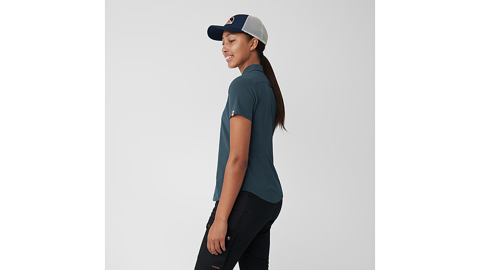 Fjallraven High Coast Lite Short Sleeve Shirt - Womens, Navy, Small, F87037-560-S