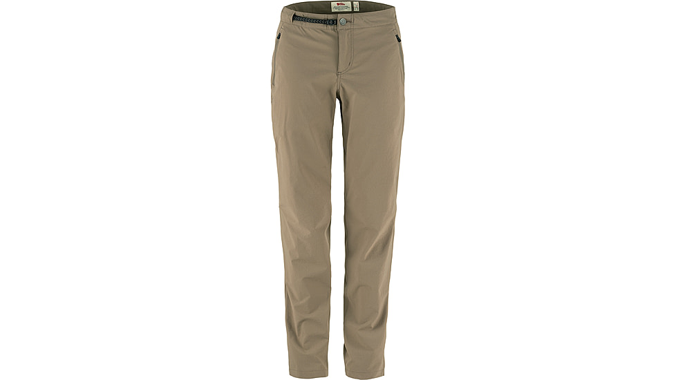 Fjallraven High Coast Trail Trousers - Womens, Suede Brown, 40/R, F87091-244-40/R