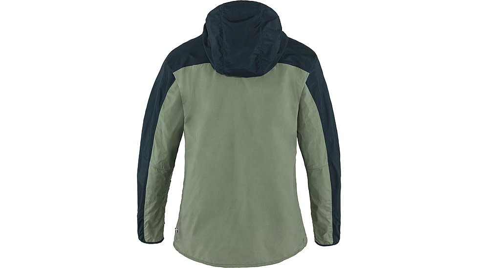 Fjallraven High Coast Wind Jacket - Mens, Patina Green/Navy, Extra Large, F82606-614-560-XL