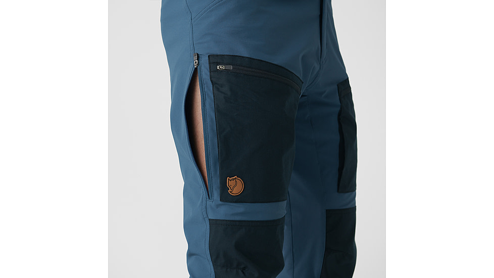 Fjallraven Keb Agile Trousers - Mens, Indigo Blue-Dark Navy, 44, Regular, F86411-534-555-44/R