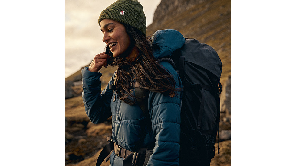 Fjallraven Keb Padded Hoodie - Womens, Mountain Blue, Large, F89630-570-L