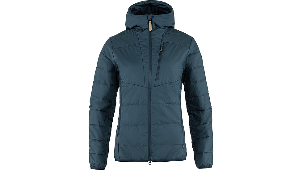 Fjallraven Keb Padded Hoodie - Womens, Mountain Blue, Large, F89630-570-L