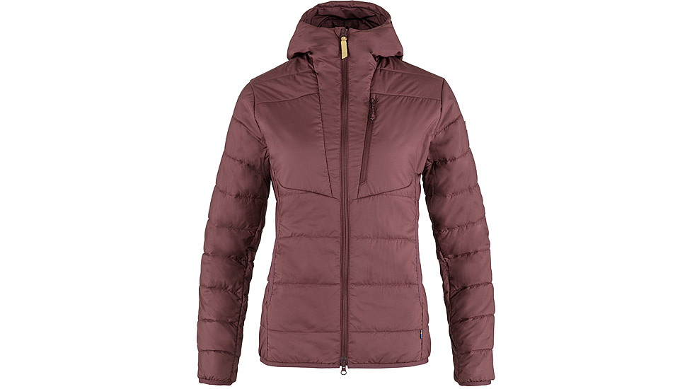 Fjallraven Keb Padded Hoodie - Womens, Port, Small, F89630-357-S