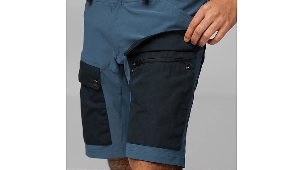Fjallraven Keb Shorts - Mens, Dark Navy/Uncle Blue, 52, F80809-555-520-52