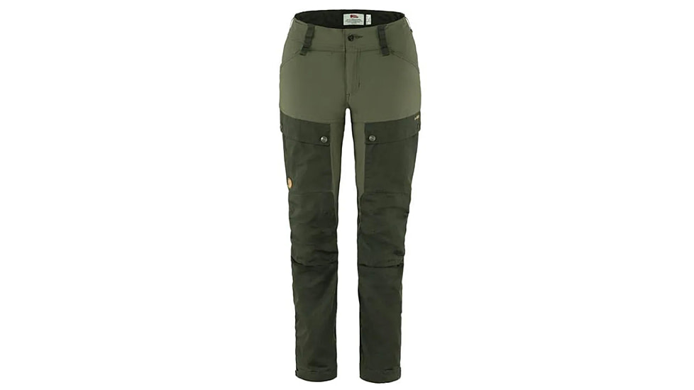 Fjallraven Keb Trousers Curved - Womens, Regular Inseam, Deep Forest/Laurel Green, 40/Regular, F86705-662-625-40/R