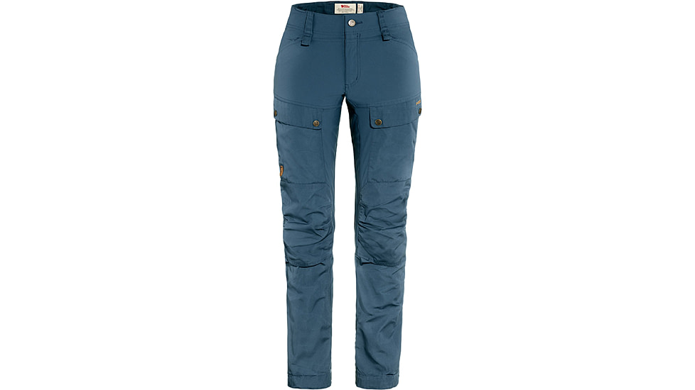 Fjallraven Keb Trousers Curved - Womens, Regular Inseam, Indigo Blue, 36/Regular, F86705-534-36/R