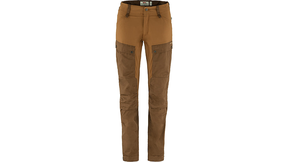 Fjallraven Keb Trousers Curved - Womens, Short Inseam, Timber Brown/Chestnut, 48/Short, F86705-248-230-48/S