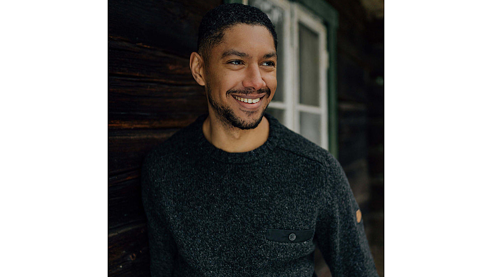 Fjallraven Lada Round-Neck Sweater - Mens, Black, Small, F84139-550-S