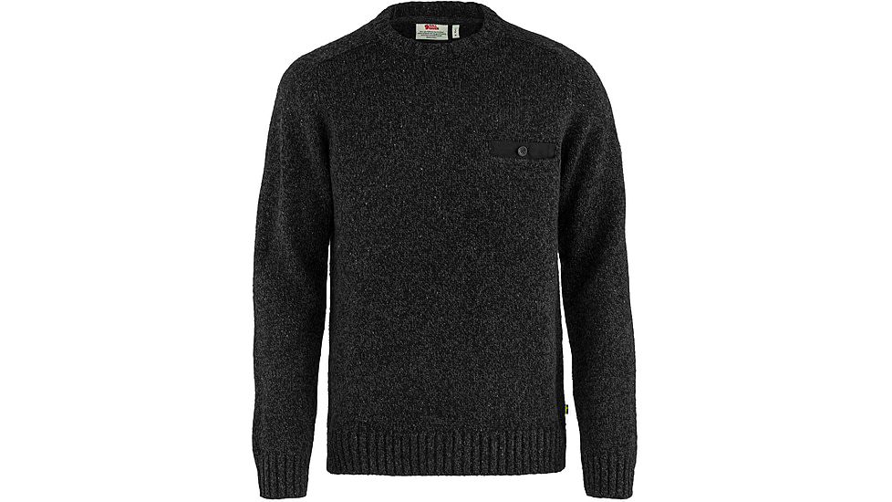 Fjallraven Lada Round-Neck Sweater - Mens, Black, Small, F84139-550-S
