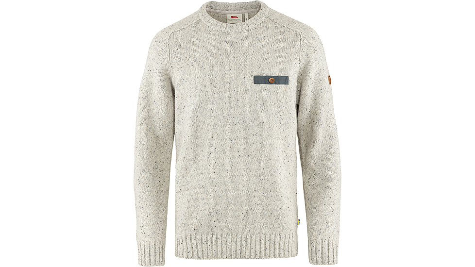 Fjallraven Lada Round-neck Sweater - Mens, Chalk White, Small, F84139-113-S