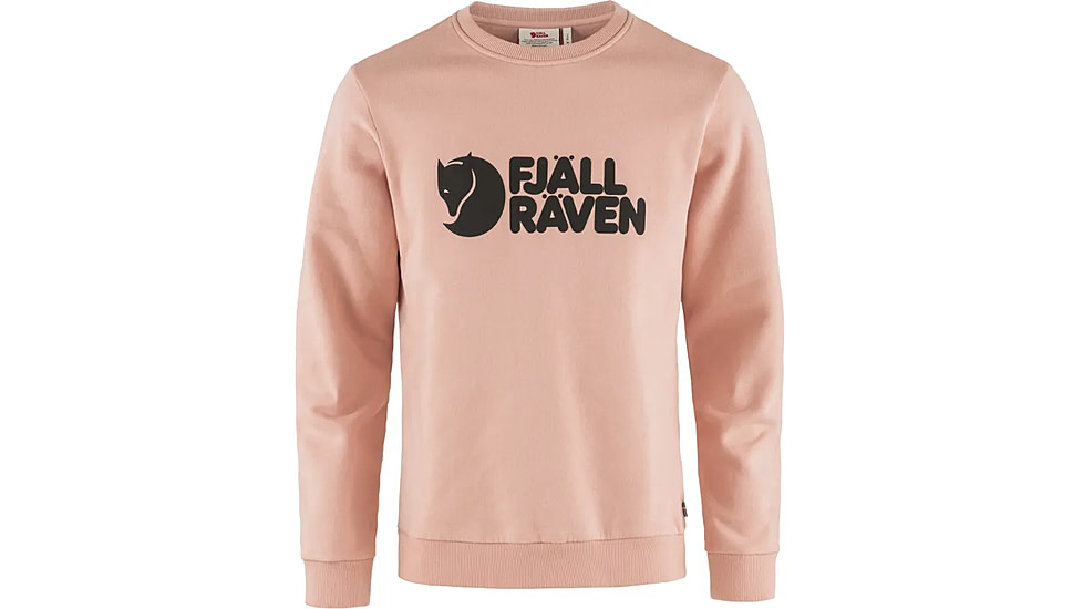Fjallraven Logo Sweater - Mens, Chalk Rose, Small, F84142-302-S