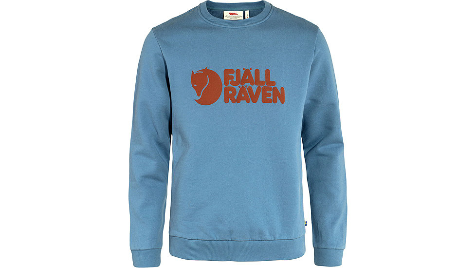 Fjallraven Logo Sweater - Mens, Dawn Blue, 2XL, F84142-543-XXL