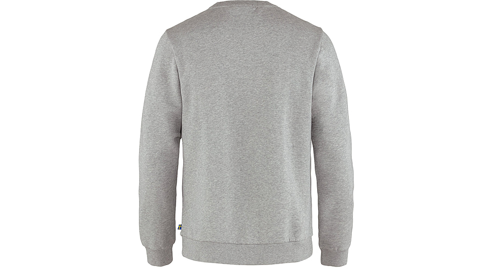 Fjallraven Logo Sweater - Mens, Grey-Melange, 2XL, F84142-020-999-XXL